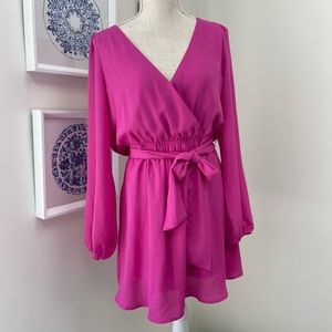 FRANCESCA’S PINK WRAP DRESS💞💞💞